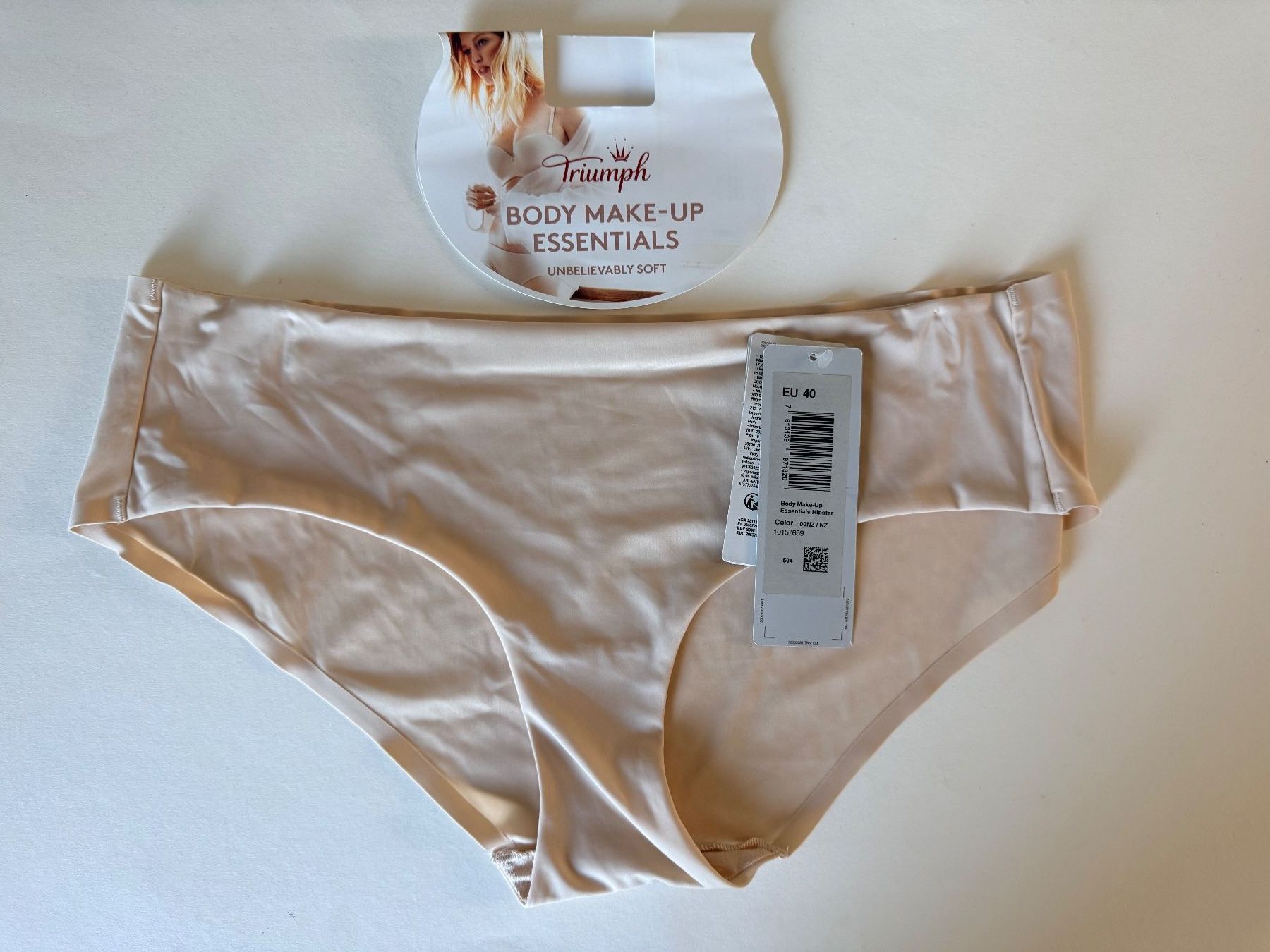 Triumph Altra biancheria intima: TRIUMPH, Hipster BODY MAKE-UP Essentials, Gr. 40, Hellbeige – Nuovo e nell'imballaggio originale da Rudolfstetten venduto da gst_g7xl