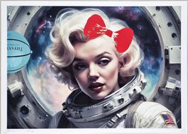 Death NYC Ltd Ed Pop Art Druck " Marilyn Monroe in Space