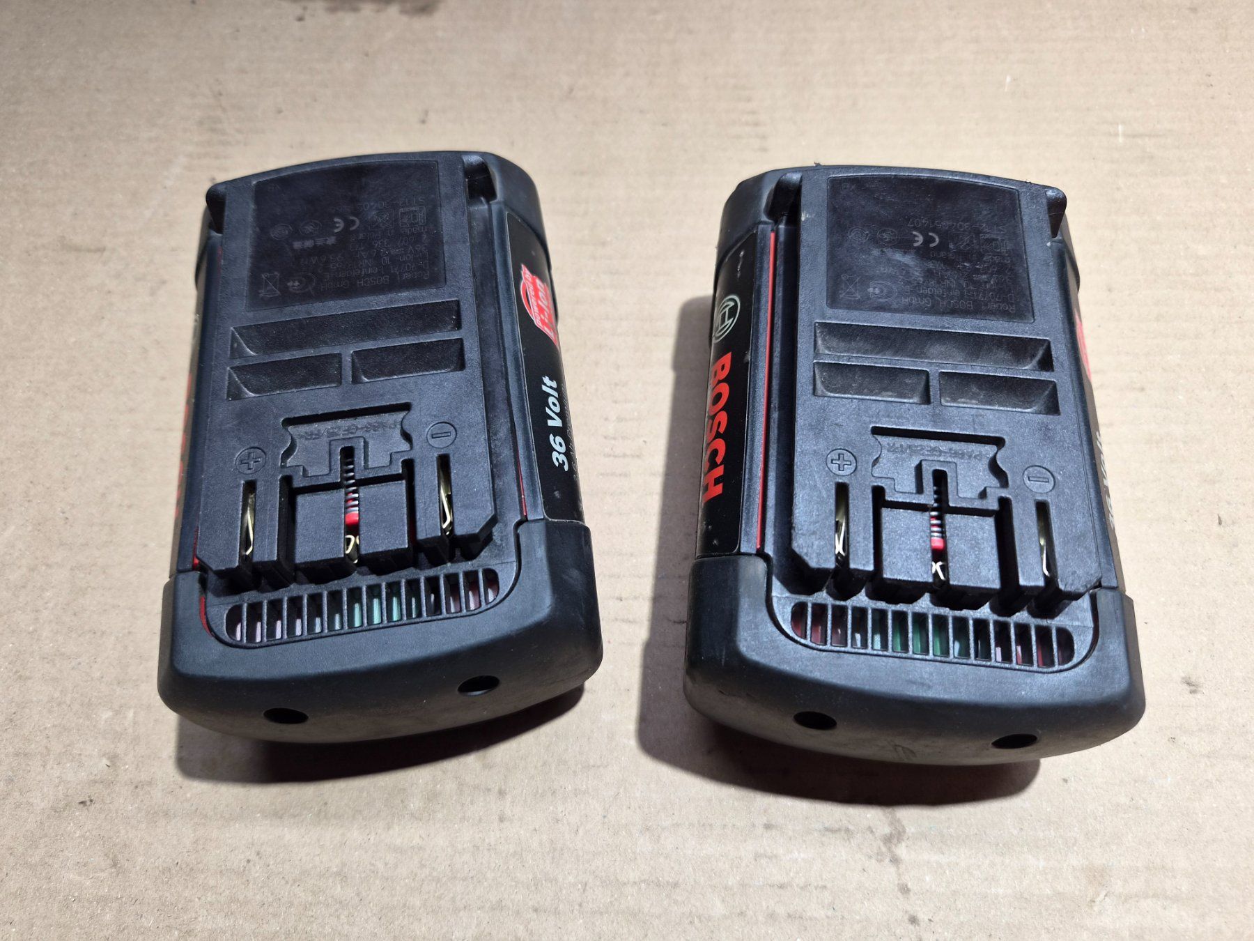 Bosch Akkus: 2 Bosch Akkus 36V gebraucht – Gebraucht aus Reutigen von beore 2