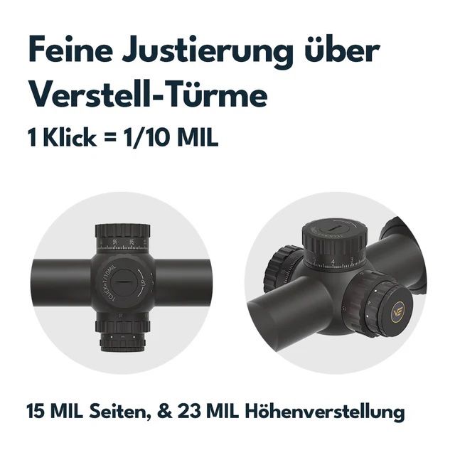 Schweizer Armee Armi bianche: Zielfernrohr Vector Optics Taurus 6-24x50 HD MIL – Nuovo e nell'imballaggio originale da Emmen venduto da Pat-LU 4
