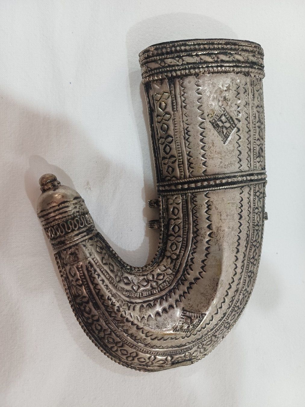 Besteck: Dschambija, Jemenitischer Krummdolch Griff Scheide in Silber – Gebraucht aus Luzern von IG_Arbeit 8