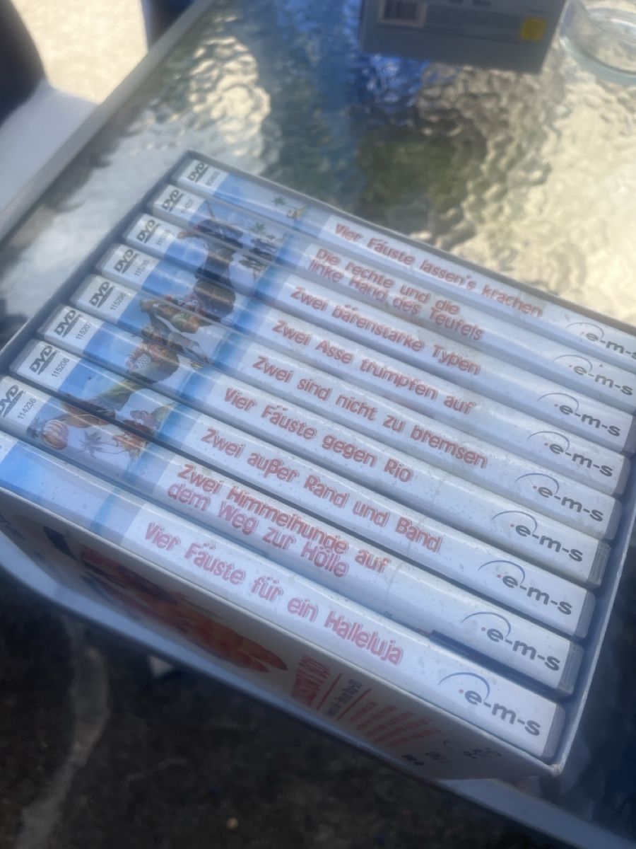 Tutti i DVDs: DVD Sammelbox Terence Hill + Bud Spencer – Usato da Hallau venduto da 13gs