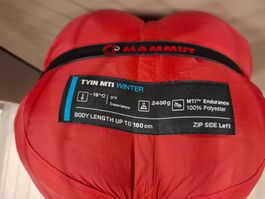 Mammut TYIN MTI Winter Schlafsack olivegrün 180cm -18 Grad