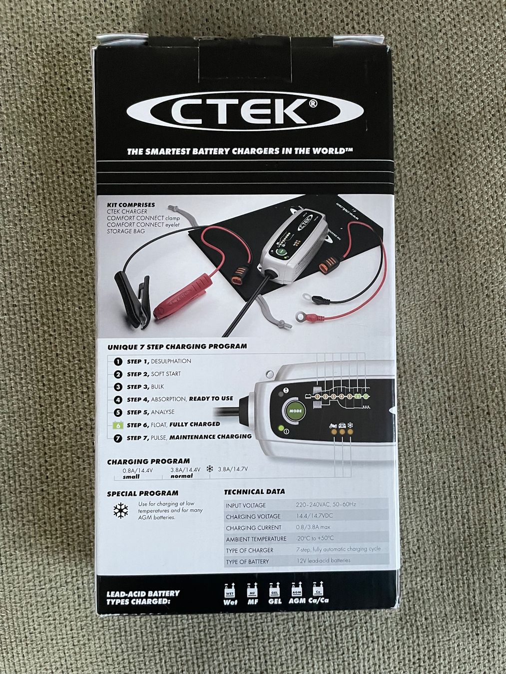 Ctek Caricabatterie: Ladegerät CTEK MXS 3.8 12Volt Neu – Nuovo e nell'imballaggio originale da Frauenfeld venduto da Digididi 1