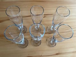 6 Biergläser von Ikea - 24 cm hoch - 33 cl