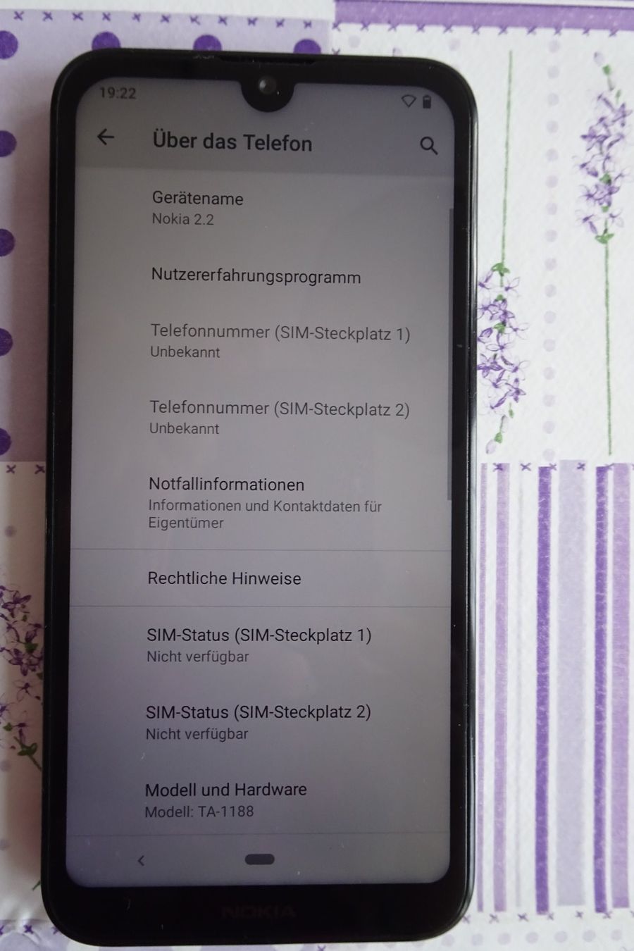 Nokia Telefoni cellulari / Smartphones: Nokia 2.2 Smartphone mit Zubehör – Usato da Strengelbach venduto da schmetterling20 3