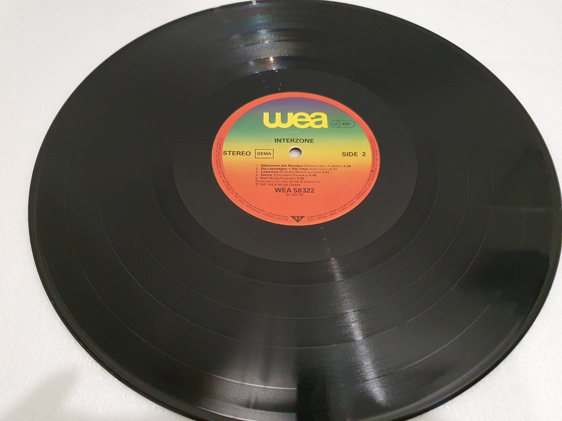 Dischi in vinile: Interzone – Interzone – Usato da Uster venduto da Vinyl-Leidenschaft 6