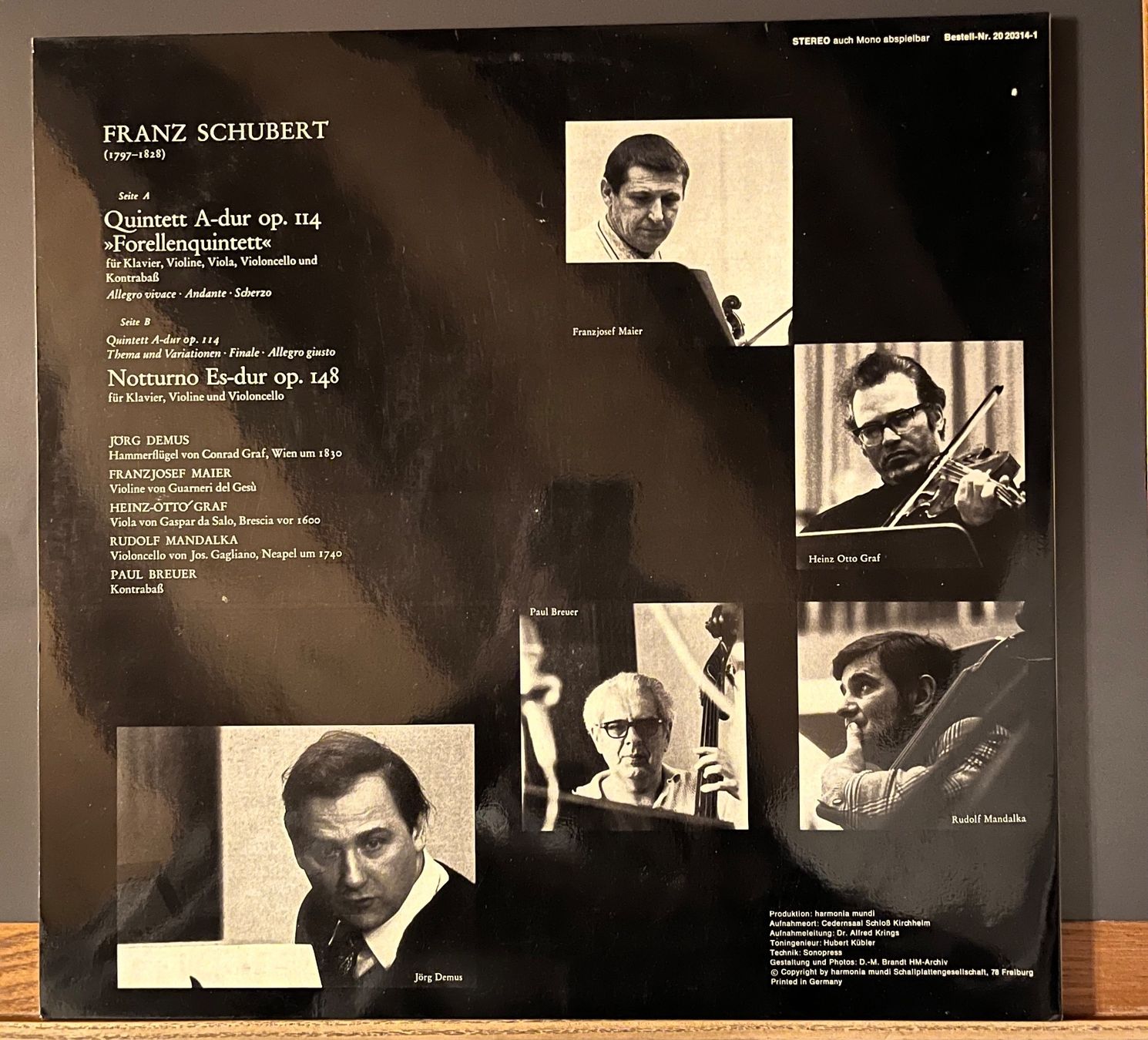 Dischi in vinile: Franz Schubert - Forellen-Quintett – Usato da Muttenz venduto da Golden_Times 1