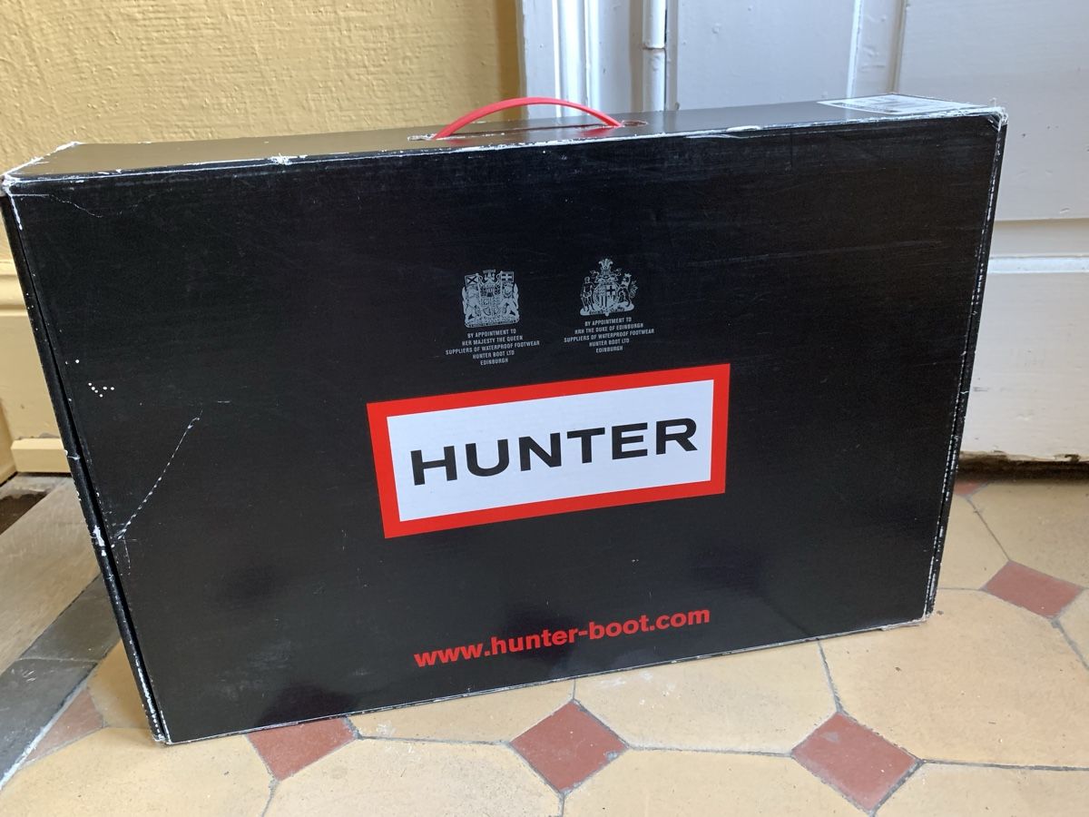 Hunter Damenschuhe: Hunter Gummistiefel Original Gloss Graphite Grösse 37 – Gebraucht aus Adliswil von Alex_Weber 6