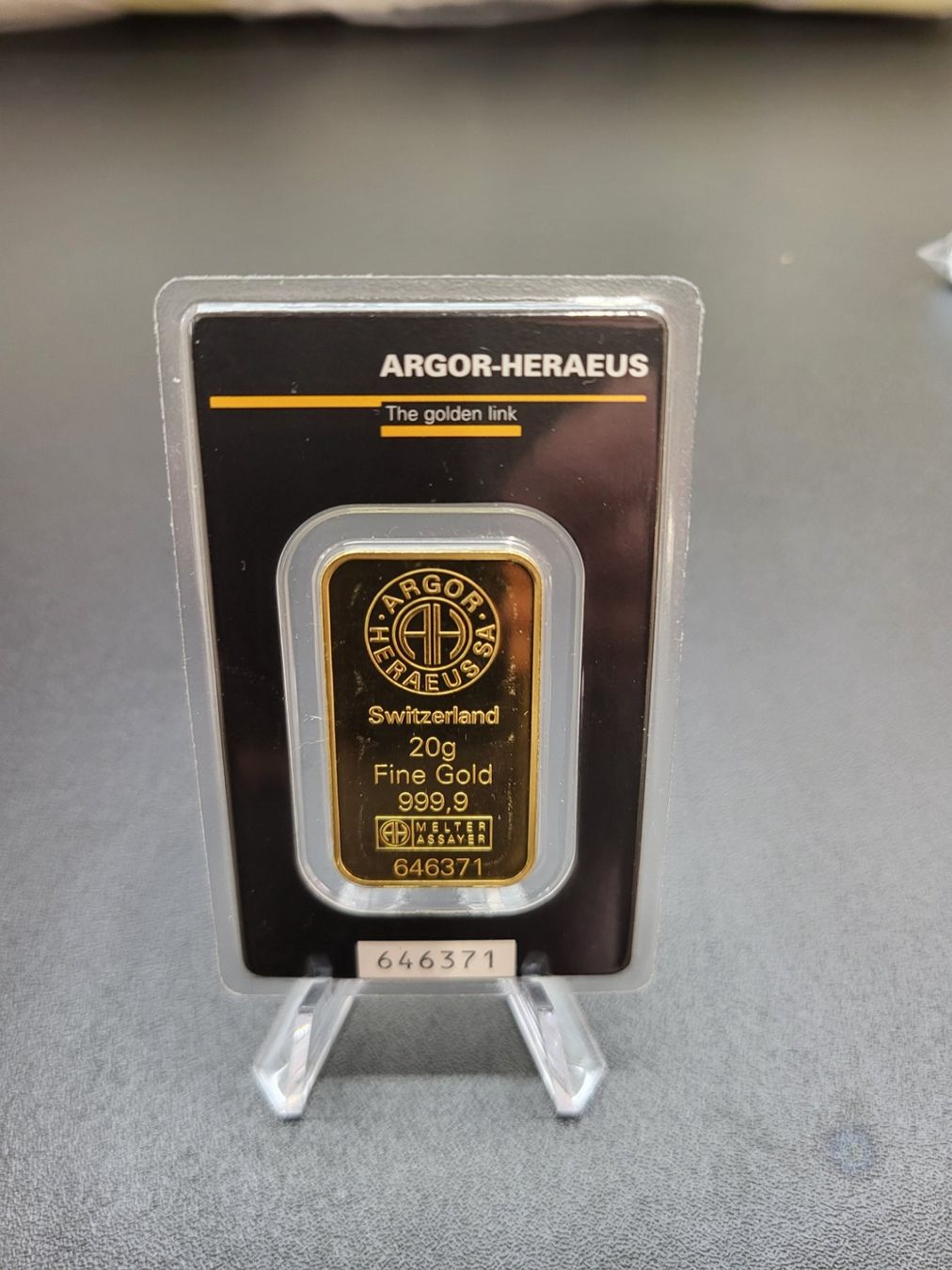 Metalli preziosi: 2x20g Goldbarren Argor-Heraeus – Usato da Widnau venduto da Fred996o6 2