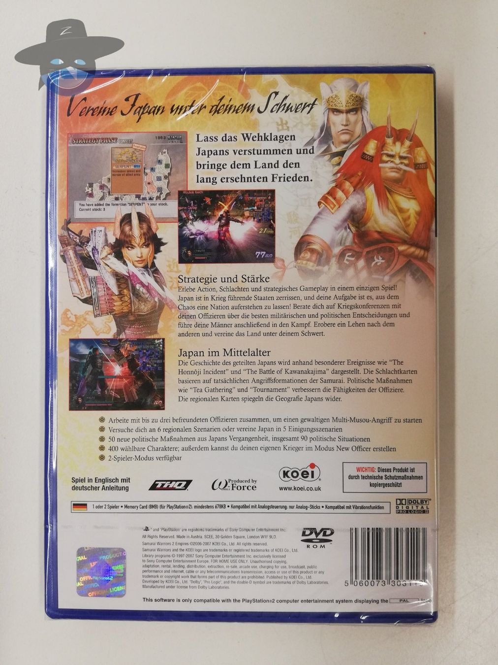 Sony Giochi: Samurai Warriors 2 - Empires / NEU - sealed / PS2 – Nuovo (secondo la descrizione) da St. Gallen venduto da zorro_dc 1