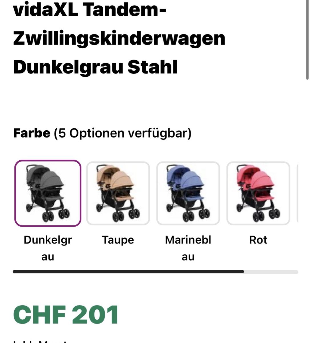 Carrozzine: Zwillings / 2 kids kinderwagen – Nuovo (secondo la descrizione) da Niederried b. Kall venduto da NicoleS25 3