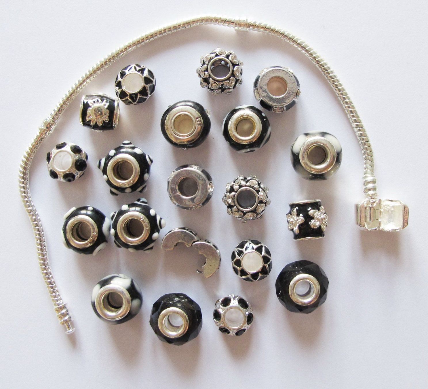 Anhänger: European Beads Kette selber machen DIY – Neu (gemäss Beschreibung) aus Schwanden GL von UHRKNALL