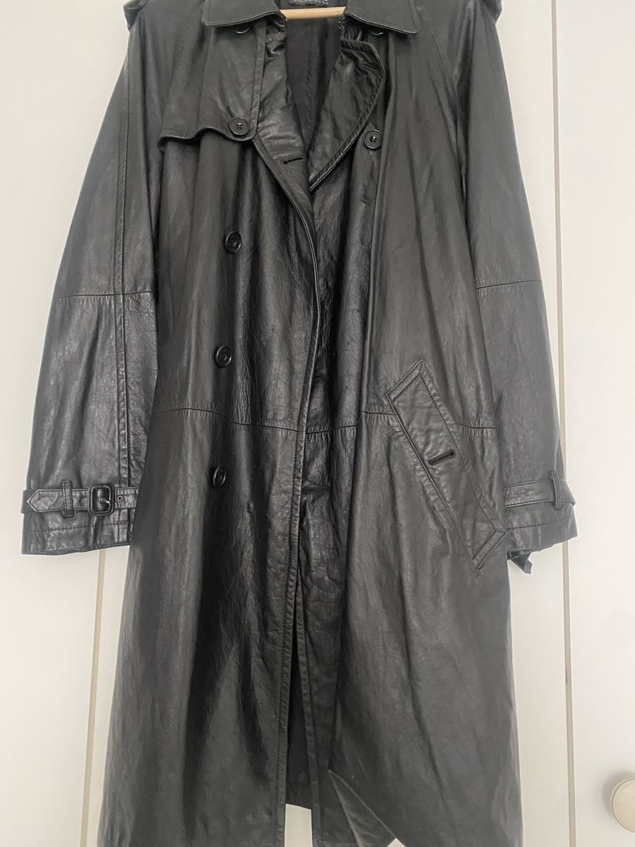 DKNY Cappotti: DKNY Ledermantel, klassischer Trenchcoat – Usato da Wetzikon ZH venduto da EAGLE_1981 6