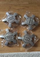 Set de 4 cache-moyeux / enjoliveurs de jante d'origine Audi