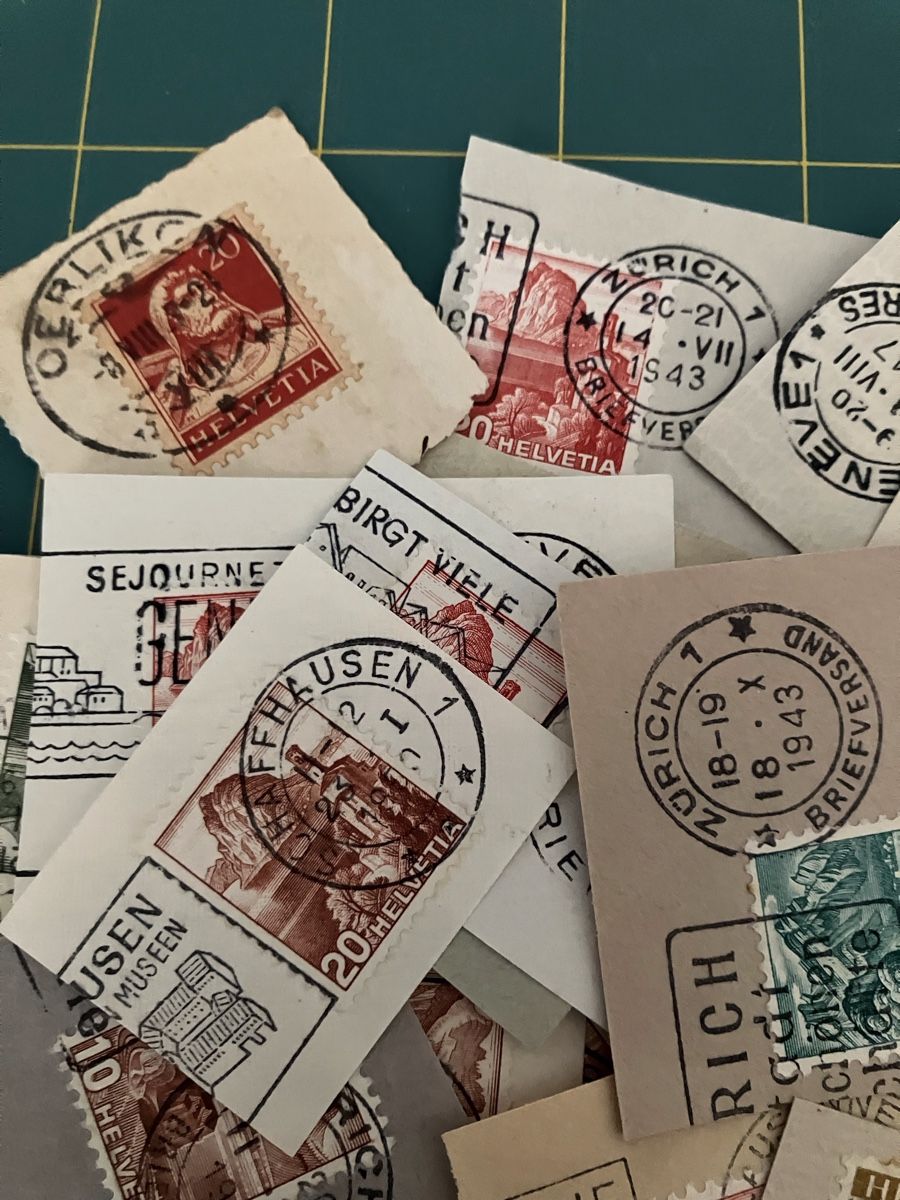 Alle Briefmarken: Briefmarken mit stemmpel – Gebraucht aus Bettwiesen von Jumpingfox 4