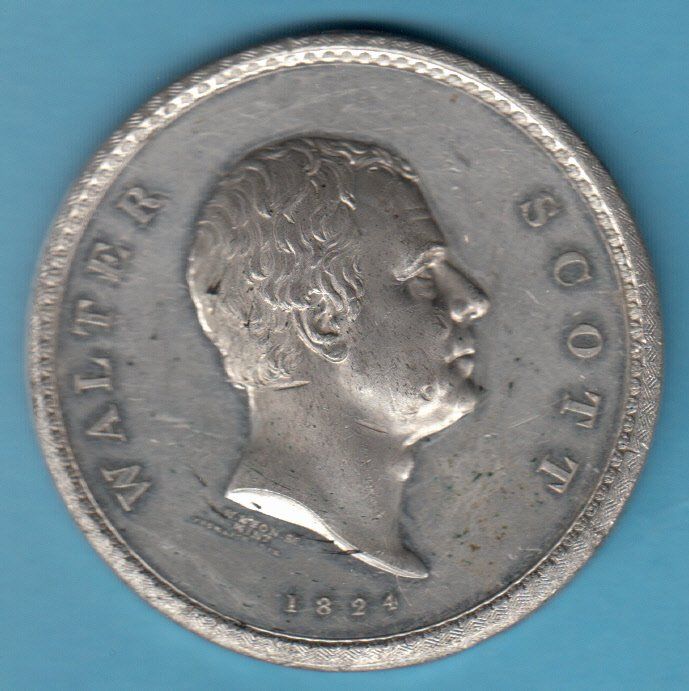 Medaillen: Walter Scott 1824 – Gebraucht aus Gossau SG von Gallus00 1