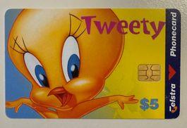 Telefonkarte Telstra Phonecard Tweety Australia