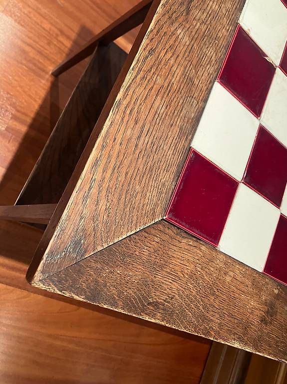 Tische: Beistelltisch mit Schachbretttmuster – Gebraucht aus Zürich von Kaspar1200 1