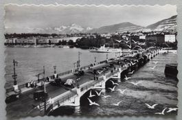 Genève - Pont du Mt. Blanc et le Mt. Blanc