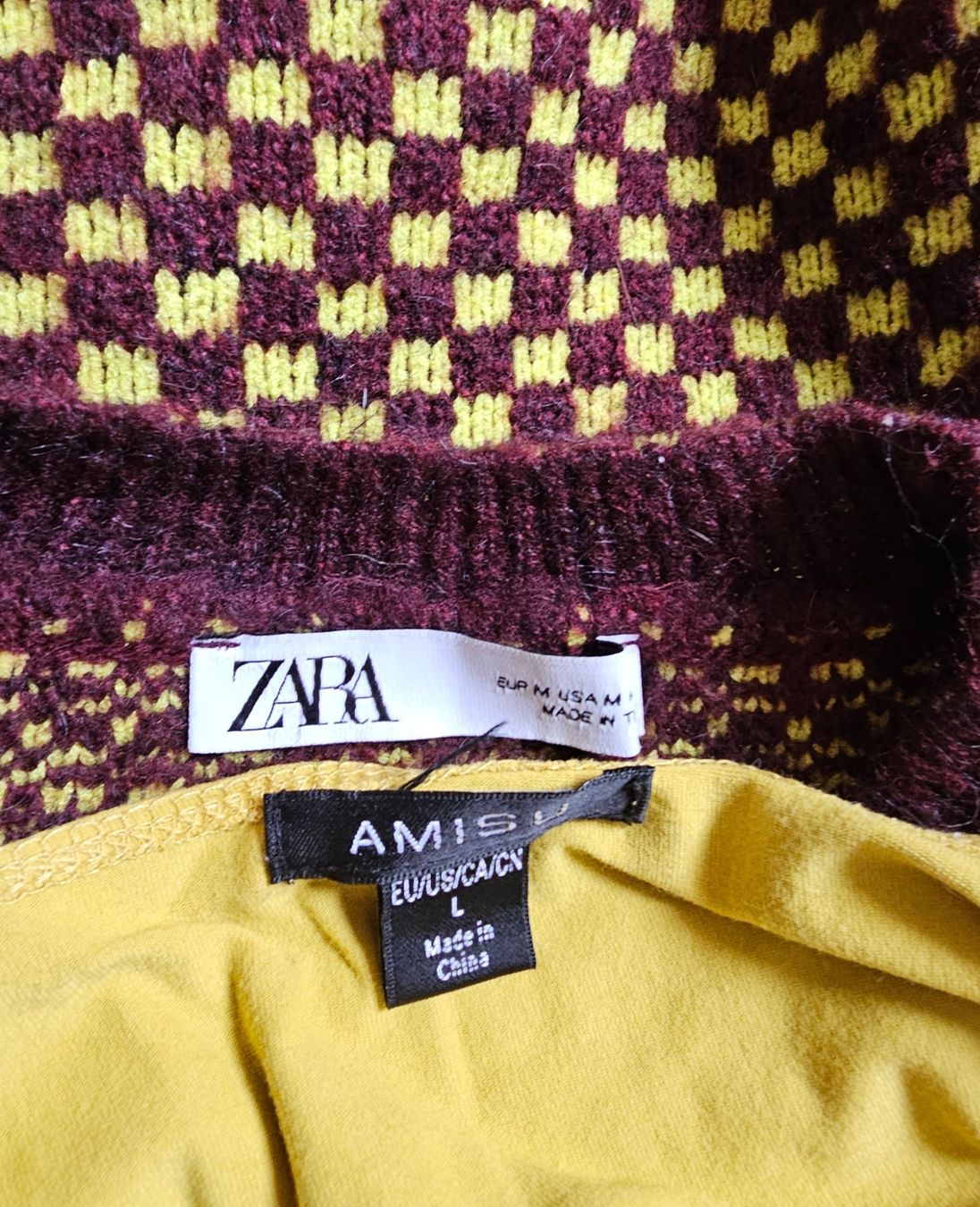 Zara Lots de vêtements: cooles Duo: Pullover ZARA + Top Gr. S – D'occasion à Füllinsdorf par Sunnebliemli7 5