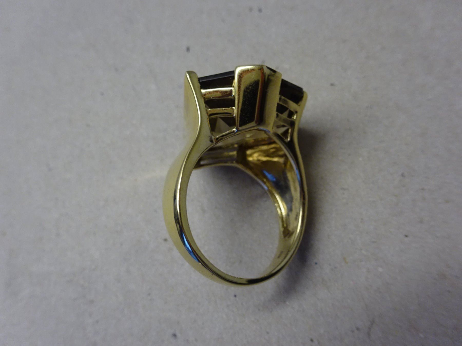 Anelli: Rauquarz Avantgard Ring - 925 Silber vg. – Nuovo (secondo la descrizione) da Esslingen venduto da eintagammeer 5