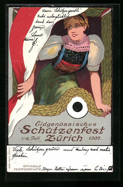 Cartes postales: Zürich, Eidgenössisches Schützenfest  – D'occasion à Berlin par bartko-reher