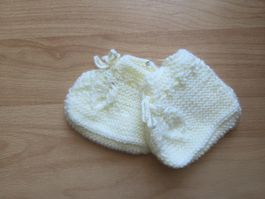 Handgestrickte Baby Finken 