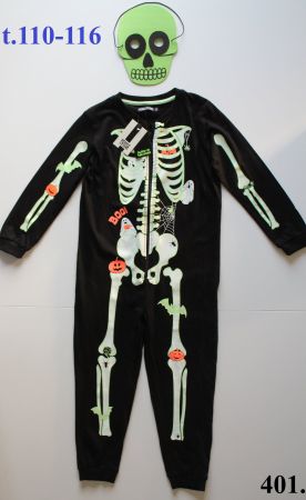 Costume squelette / Skelett t. 110 - 116     NEU !