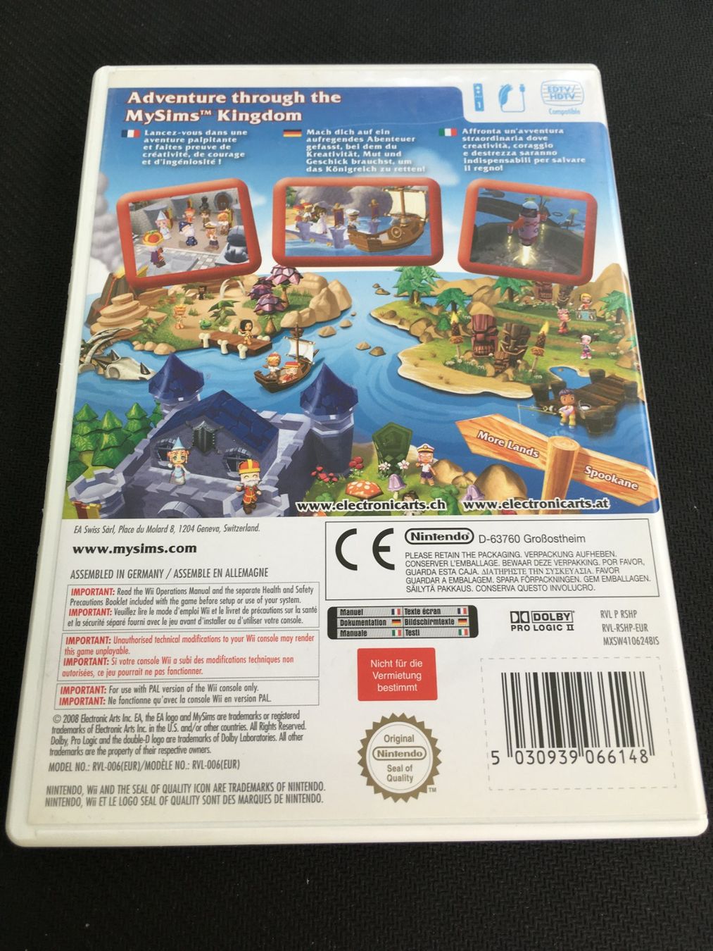 Nintendo Giochi: My Sims Kingdom - Nintendo Wii – Usato da St.Gallen venduto da Punktchen01 1