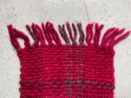 Schal - Handgewoben - Pink