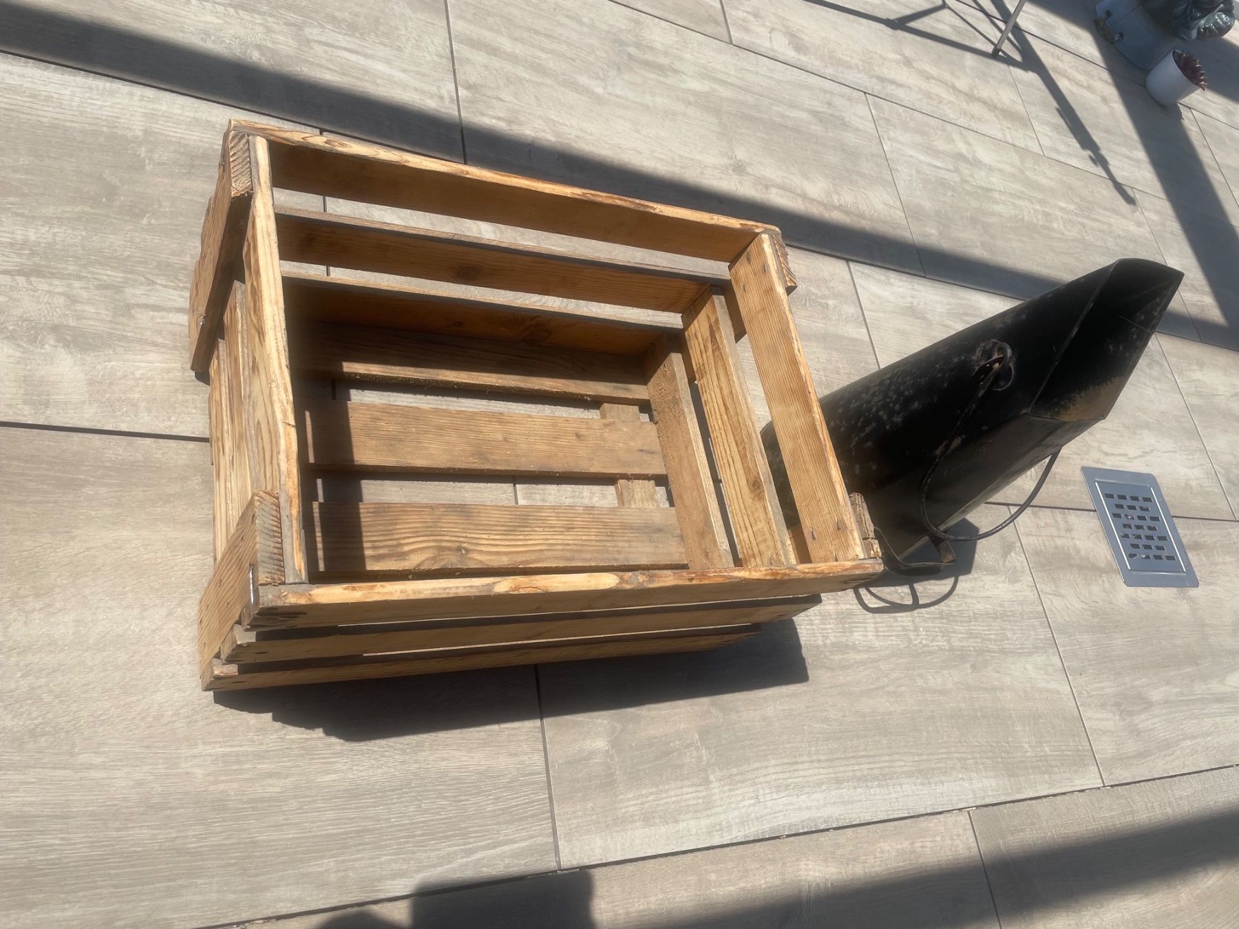 Altro per la casa: Kohlekübel und Holzkiste – Usato da Menziken venduto da fiat-500 4