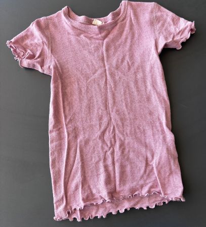 Dilling Shirt Wolle/Seide rosa Grösse 98/104