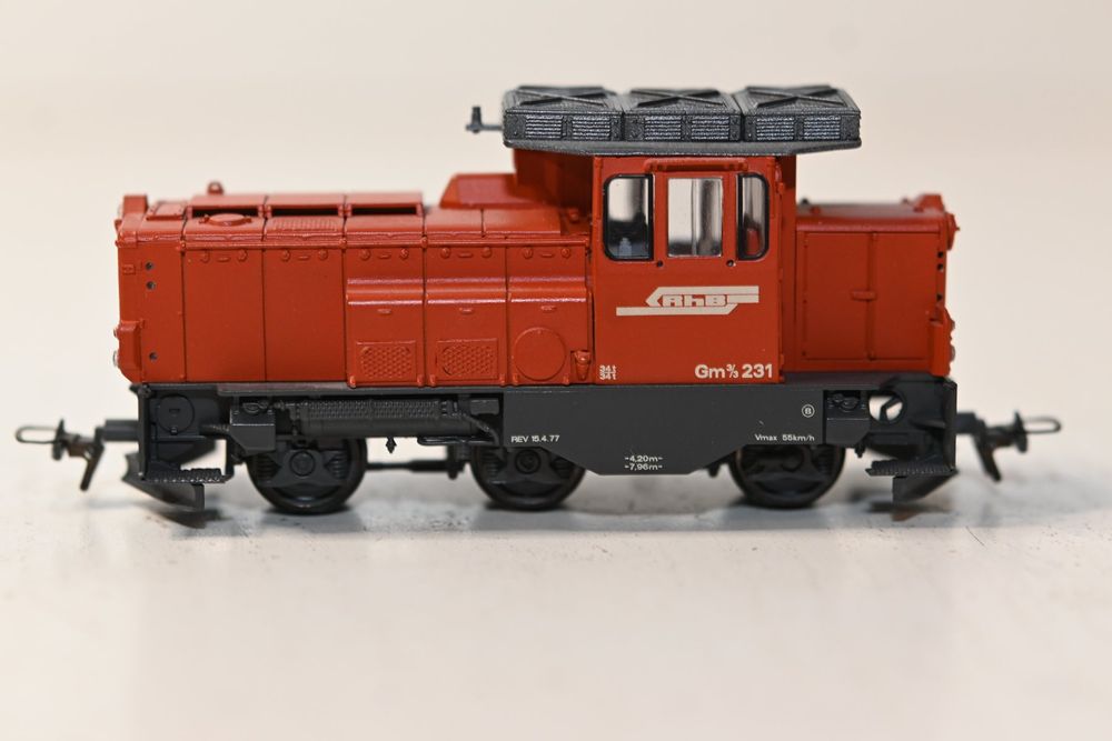 RhB Gm 3/3 231 Diesellok Bemo Metal Collection HOm | Kaufen auf Ricardo