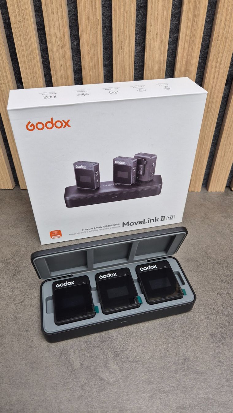 Godox Microfoni: Godox MoveLink II M2 2.4GHz Wireless Microphone System – Usato da Wil SG venduto da gianon