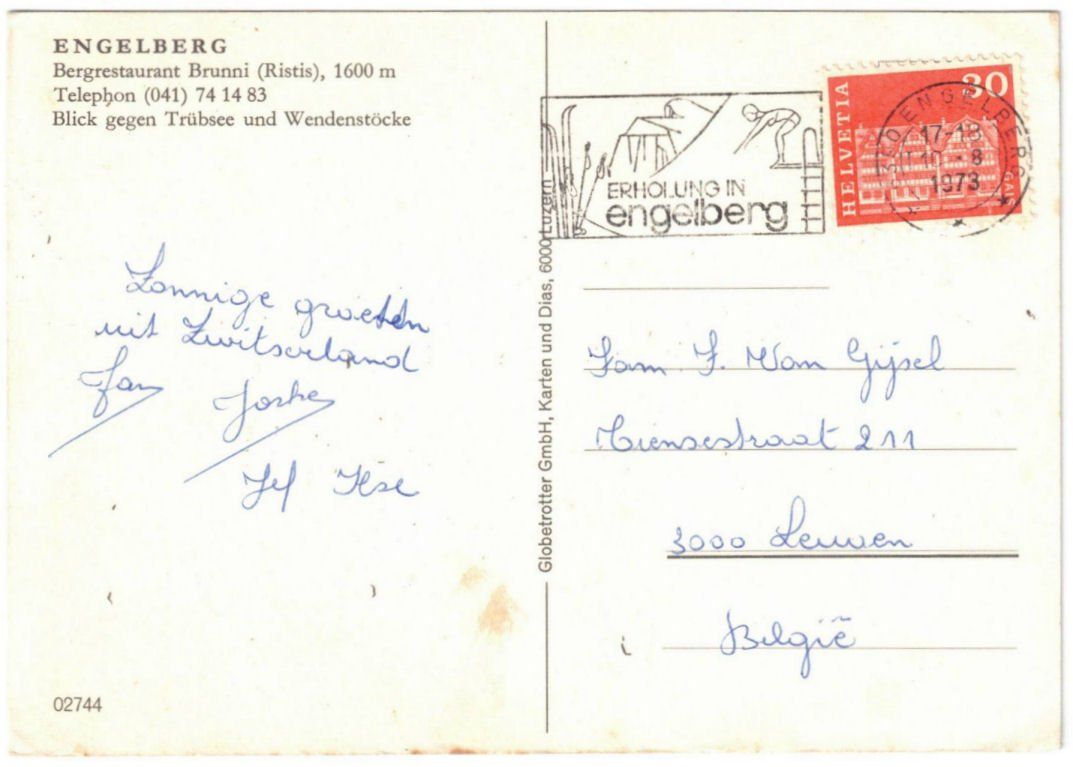 Cartes postales: Engelberg - Luftseilbahn Brunni – D'occasion à Binningen par Mountainrider 1