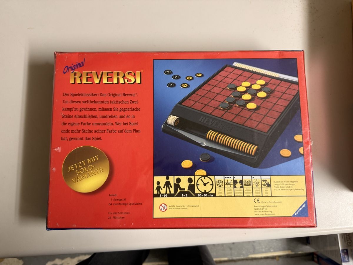 Giochi: Reversi Spiel – Nuovo e nell'imballaggio originale da Mühleberg venduto da Slashi 1
