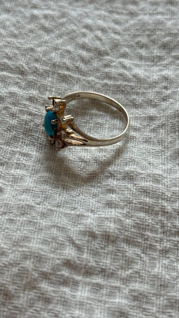 Ringe: Ring 925 Sterling Silber mit Türkis Stein – Gebraucht aus Zürich von jas_5mwh 3