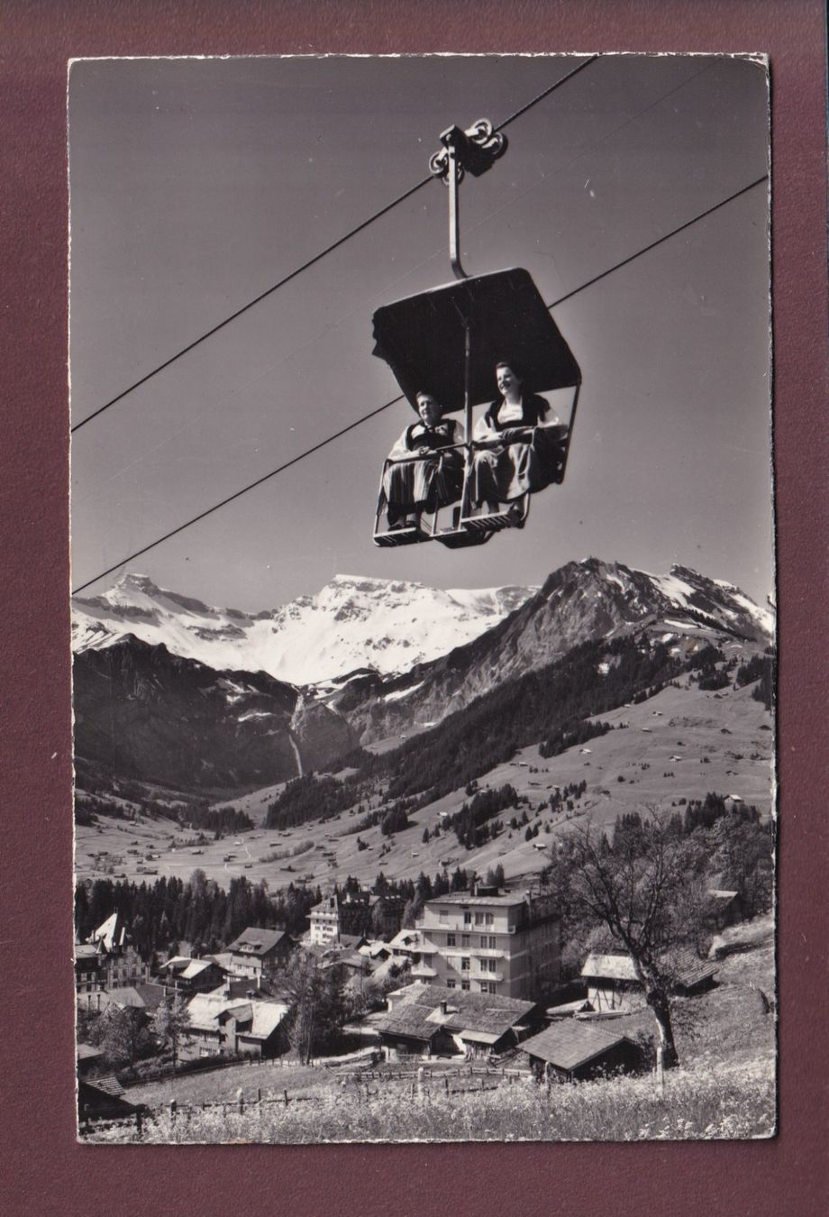 Cartoline postali: Sesselbahn ADELBODEN-SCHWANDFELDSPITZ – Usato da Pully venduto da nicecards
