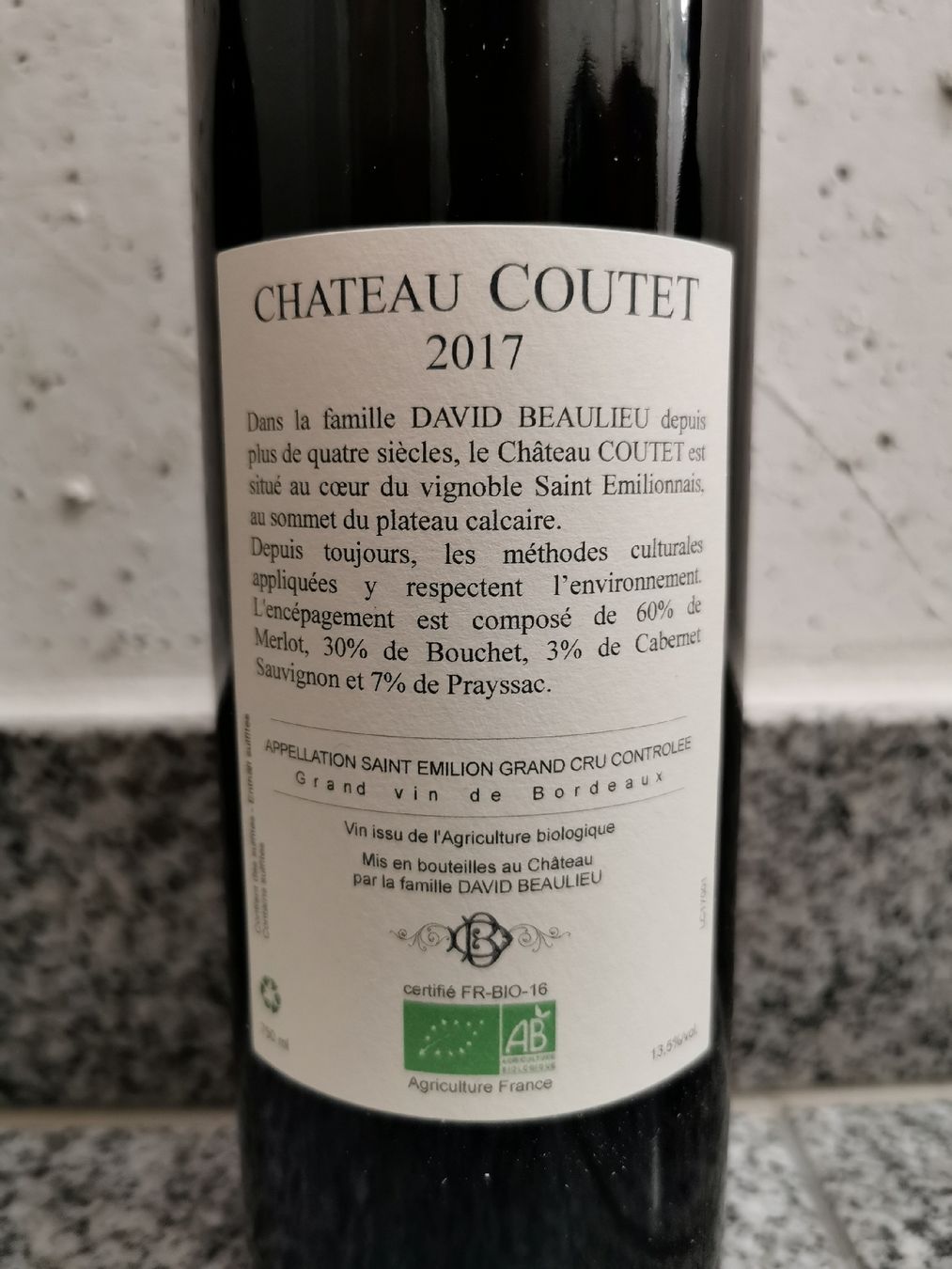 Vino: 3 Flaschen Château Coutet 2017, Rotwein, 75cl – Nuovo e nell'imballaggio originale da Schindellegi venduto da BGRANT33 1