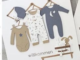 Stanzschablone Nr.147, Babykleider (Sizzix geeignet)