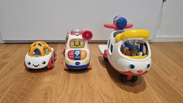 2x Autos, 1x Kinderflugzeug