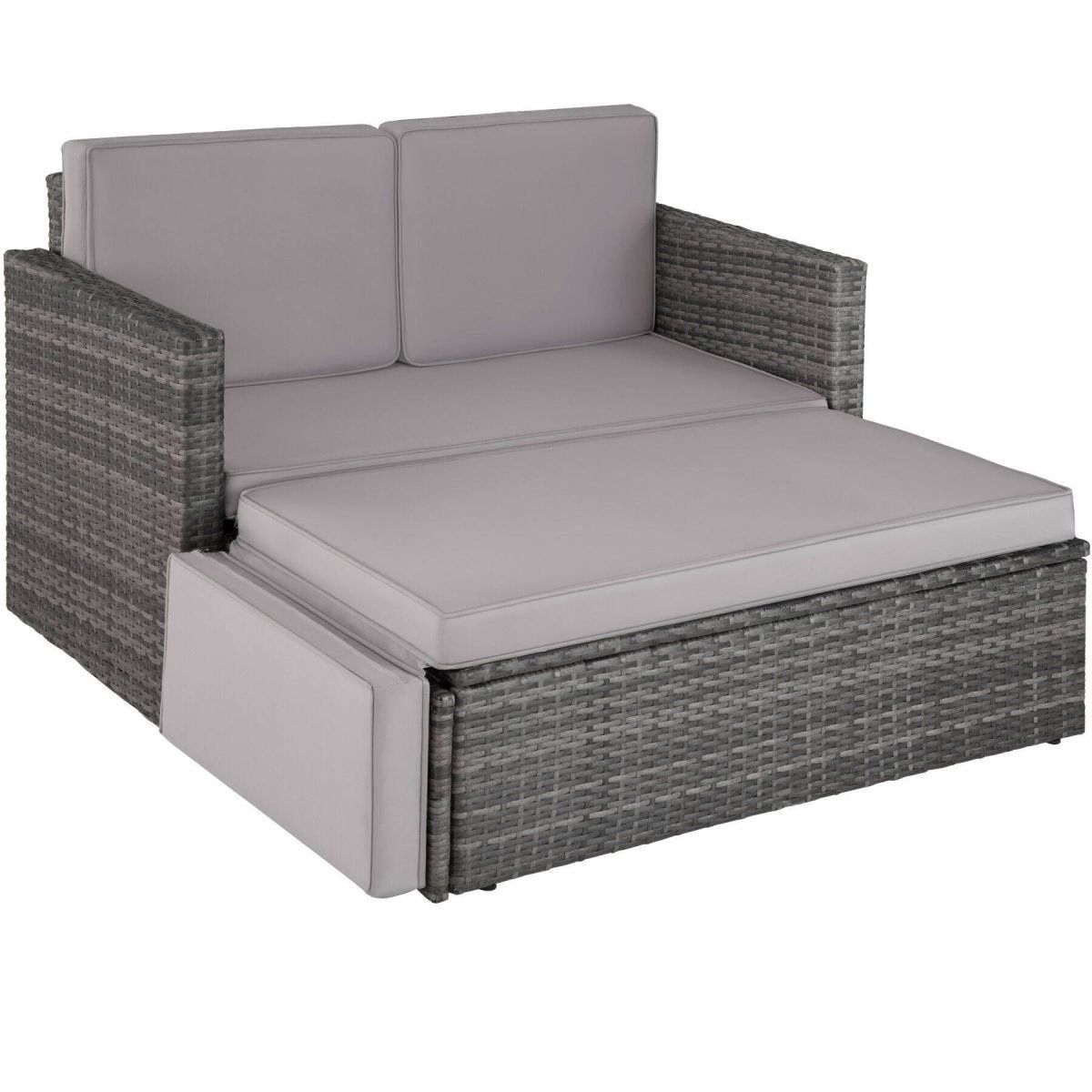Sofas: Rattan Lounge Sofa 2-Sitzer mit Hocker BELTORA – Neuf avec emballage d'origine à Lachen SZ par sw3zzy
