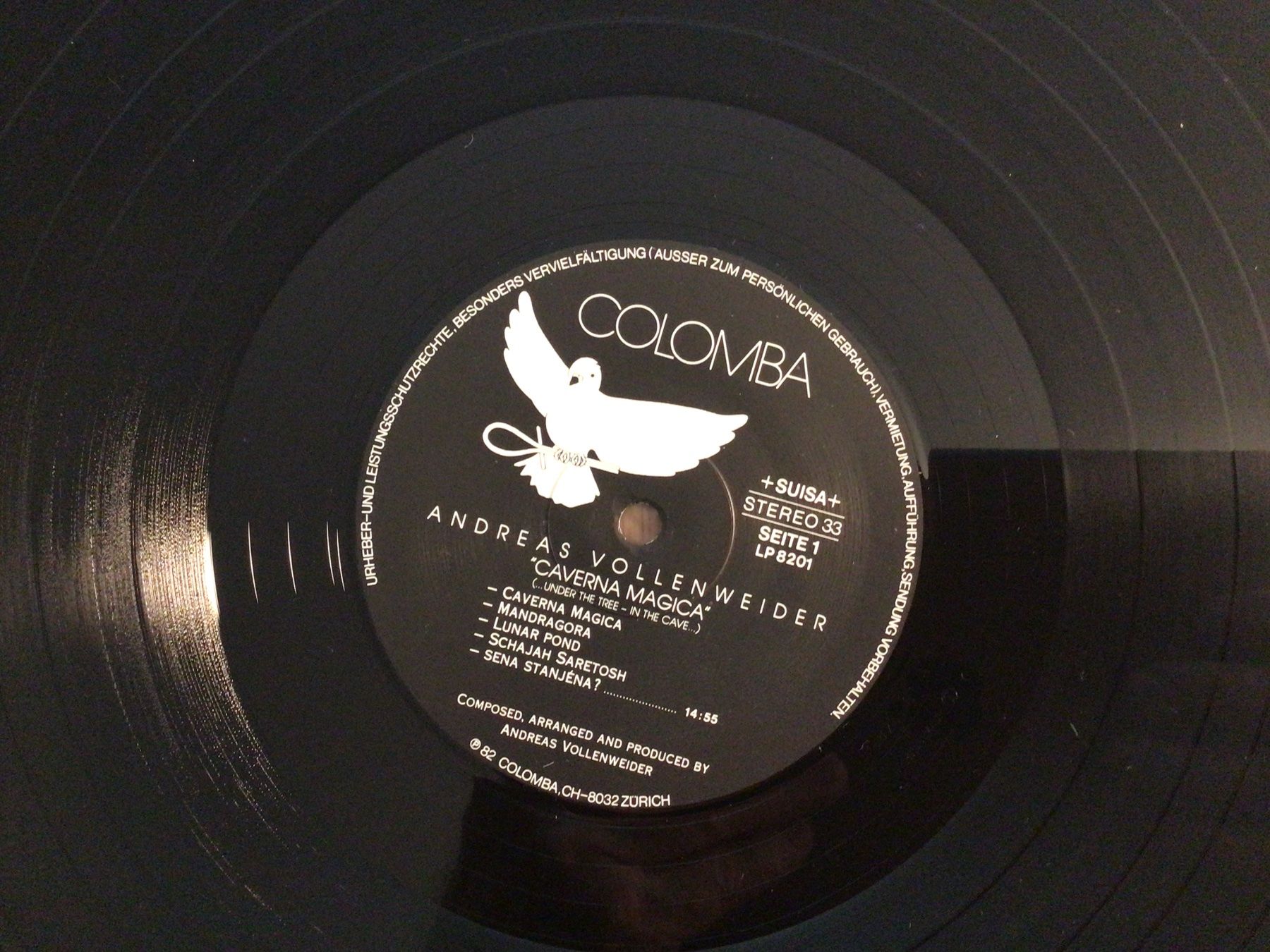 Dischi in vinile: ANDREAS VOLLENWEIDER, Caverna Magica, LP, 1982 – Usato da Steinach venduto da Quarkie 2