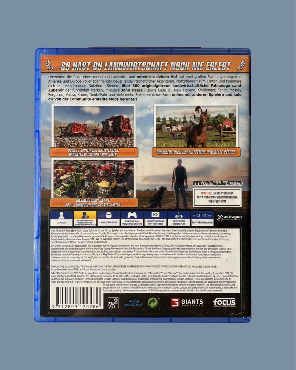 Sony Jeux: Landwirtschafts Simulator 19 - PS4 – D'occasion à Leuk Stadt par nat_7826 1
