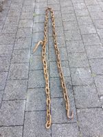 Alte rostige 4 Meter lange Eisenkette für Deko