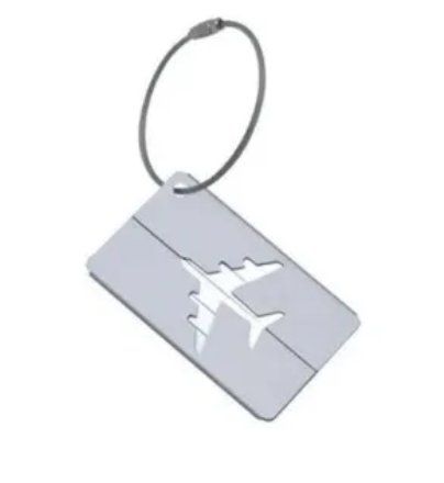 Valigie: 1 Stk. Kofferanhänger Flugzeuglogo – Nuovo e nell'imballaggio originale da Walenstadt venduto da emynmuil1