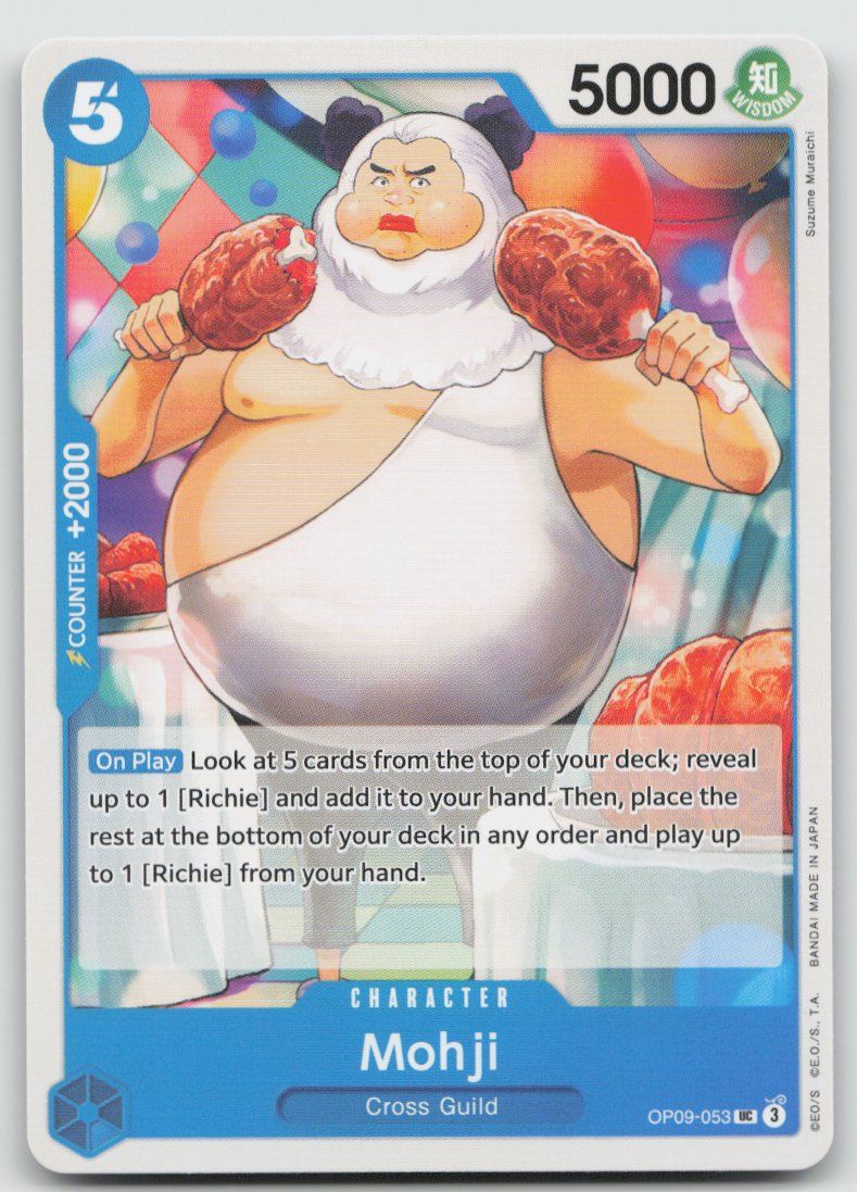 Bandai Sammelbilder & Trading cards: One Piece Mohji OP09-053 UC – Gebraucht aus Lugano von VlaseCard