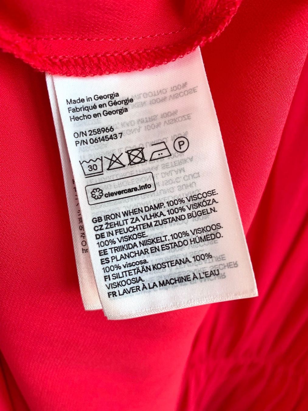 H&M Vestiti: Schön fallendes, rotes Blusenkleid von H&M – Usato da Bern venduto da Fraeuleinhonig 6