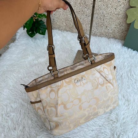 Coach Handtasche beige guter Zustand, Schoolbag, medium!